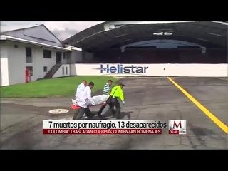 En Colombia confirman 7 muertos y 13 desaparecidos por naufragio