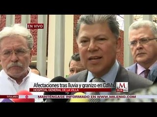 Limpieza de Hospital General de la Villa tardará tres días: Roman Rosales