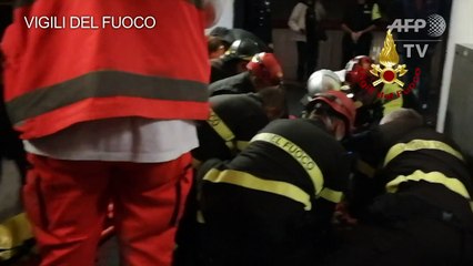 Ecroulement d'un escalier mécanique dans le métro de Rome