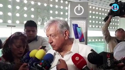 López Obrador habla en el aeropuerto de Acapulco