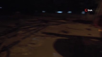 Sel Suları Adıyaman'da Asfaltları Yerinden Söktü