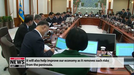 President Moon ratifies Pyeongyang Joint Declaration after Cabinet approval