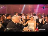 فرح نجل المخرج محمد النقلى | رقص أحمد صلاح السعدنى مع العروسين على المرجيحة  مسخرة