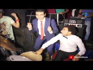 فرح علي ربيع | حصريا على ربيع يلعب على الدرامز فى فرحة على أغنية أديك فى الأرض تفحر