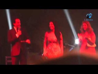 ختام مونديال الاذاعة | سمية الخشاب تخطىء فى تقديم النجم محمد عدوية على المسرح - مسخرة - شاهد !