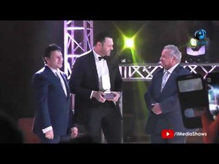 مونديال الإذاعة والتليفزيون 2015 |  لحظة أستلام الفنان العراقى الجائزة