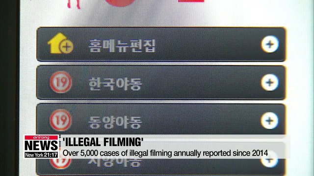 Is the gov't doing enough to fight illegal filming?