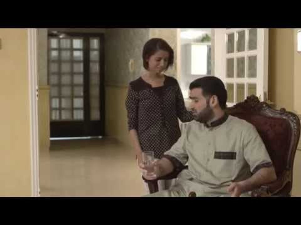 مسلسل غريب بين أهلة | خناقة علي الصبح بين مشاري و مراتة