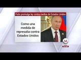 Putin promulga ley contra medios de Estados Unidos