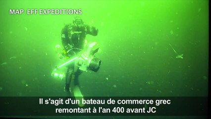 La plus vieille épave intacte au monde découverte en mer Noire
