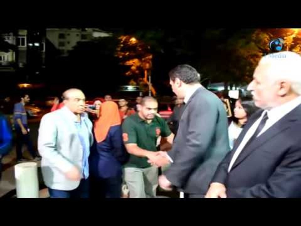 عزاء الفنان الراحل سعيد طرابيك |  لحظة دخول هادي الجيار العزاء