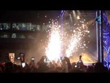 حفلة تامر حسنى بدار اوبرا جامعة مصر | شاهد الالعاب النارية