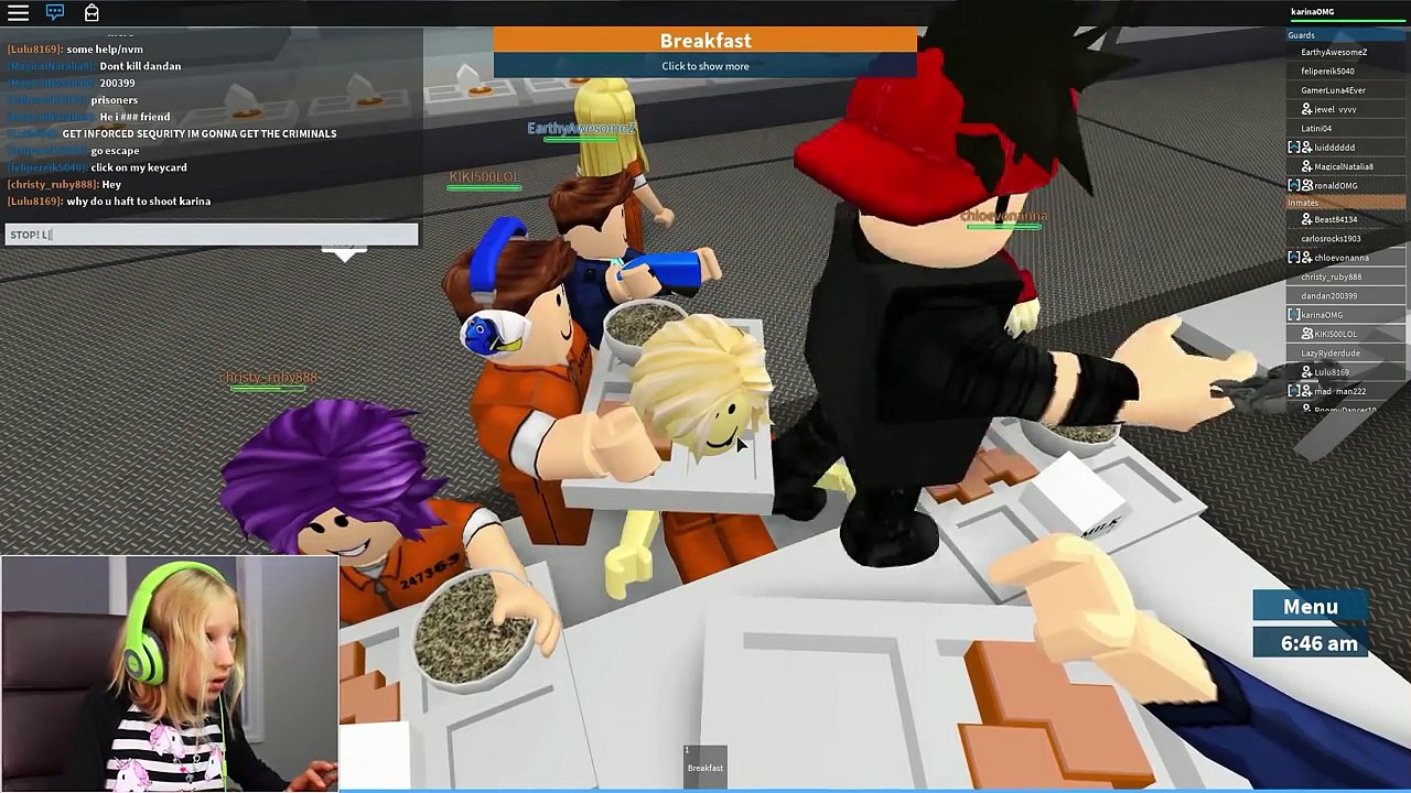 Fun Being Prison Guard In Roblox Prison Life With Ronaldomg 2 Video Dailymotion - sis vs bro roblox jailbreak with ronald