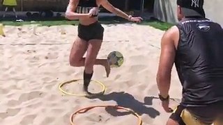 Brazilian footvolley training (via instagram.com/martinsdiego)