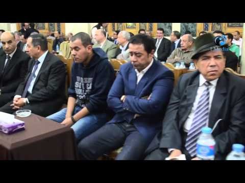 عزاء والدة وائل الابراشى | شاهد نائب مجلس الشعب مرتضى منصور يتحدث أثناء تلاوة القرأن !