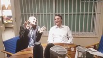 Bolsonaro se diverte com desespero do PT junto a Amin Khader eo  bope tropa de elite