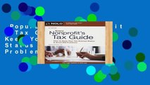 Popular Every Nonprofit s Tax Guide: How to Keep Your Tax-Exempt Status   Avoid IRS Problems