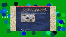 Review  Environmental Law and Policy (Concepts and Insights)