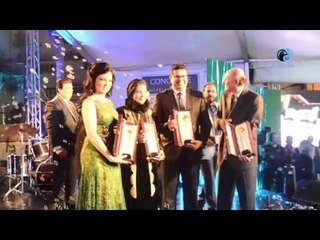 حفل النايل دراما | شاهد صابرين و الممثلة السورية وطاقم عمل مسلسل دكتور أمراض نسا