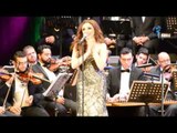حفل أنغام في جامعة مصر | أنغام لأول مرة ترقص وتتمايل على أغنيتها 