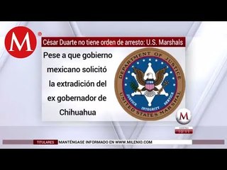 César Duarte no tiene orden de arresto en EU