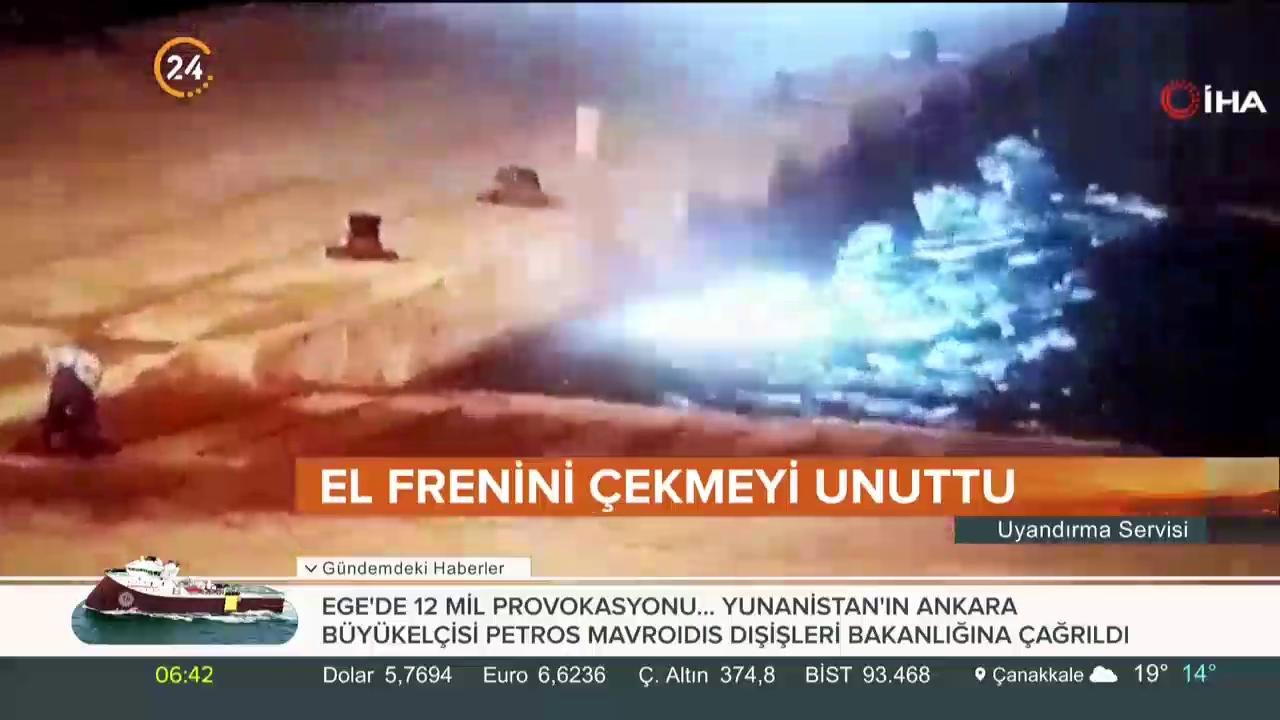 Dehşet anları kamerada