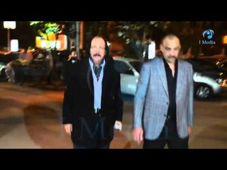عزاء المؤلف يسري الإبياري |  لحظة دخول "طلعت زكريا" العزاء "وهو يمشى "على قشر بيض" !