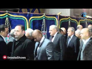 عزاء حمادة إمام |  حصريا لحظة دخول إبراهيم محلب العزاء وسلامة على حازم و مرتضى