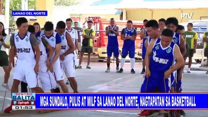 SPORTS BALITA: Mga sundalo, pulis, at MILF sa Lanao del Norte, nagtapatan sa basketball