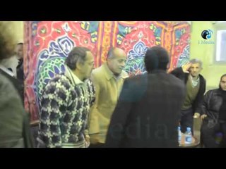 عزاء المؤلف يسري الإبياري | شاهد "أحمد أدم" ماسابش واحد إلا و سلم علية وباسة فى العزا !