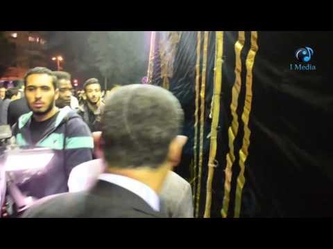 عزاء محمد حسنين هيكل | مصور يحرج شريف عامر وهو داخل العزا: إزي حضرتك بالظبط؟ !