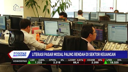 Literasi Pasar Modal Paling Rendah di Sektor Keuangan