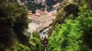 Wow! This trolley in Spain has incredible mountain views 