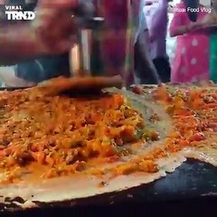 Making a Dosa like a BOSS! Credit: Mumbai Food Vlog