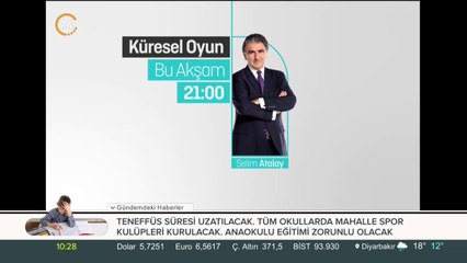 Küresel Oyun bu akşam 21:00'de