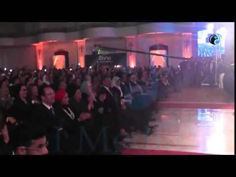 حفل أنغام وأصالة فى زيزينيا | شاهد تصفيق حاد لأبناء أنغام و أصالة قبل صعودهم المسرح