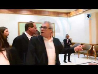 حفل أوسكار العربية | لحظة دخول معروف الناقد الرياضى الكبير القاعة شوف معاة مين !