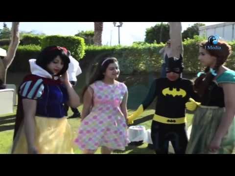 حفله يوم اليتيم | شاهد لحظة ظهور عروس البحر فى جنينة حفل يوم اليتيم !