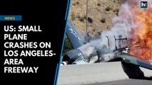 US: Small plane crashes on Los Angeles-area freeway