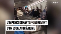 Des supporters russes piégés dans l'effondrement d'un escalator à Rome