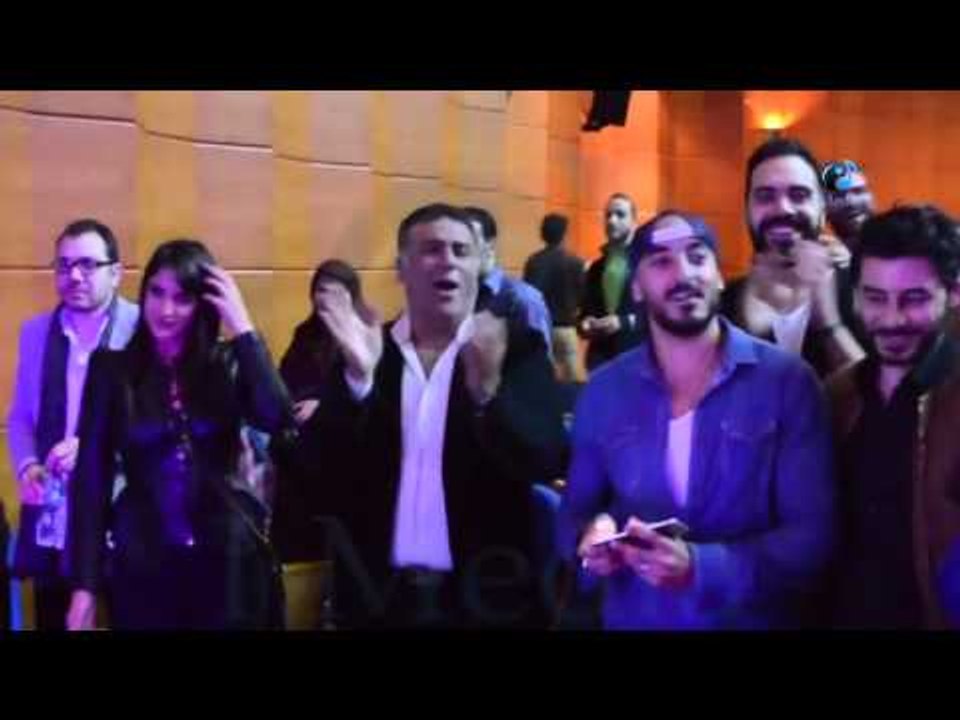 حفلة سميرة سعيد   شاهد كل الحاضرين واقفين بيغنوا هوا هوا ومنى الشاذلى ووائل الإبراشي !