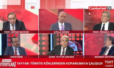 Şamil Tayyar: AKP karşı devrim partisidir