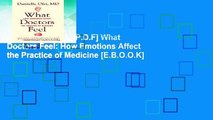 D.O.W.N.L.O.A.D [P.D.F] What Doctors Feel: How Emotions Affect the Practice of Medicine [E.B.O.O.K]