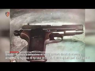 Ora News - Shkodër, policia aksion në lokale, pranga 39-vjeçarit me pistoletë
