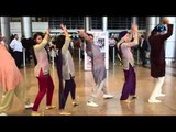 مهرجان الرقص الهندي في مطار القاهرة | شاهد رقص الفرقة بدون أى ألات موسيقية!