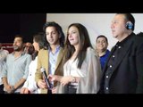 مؤتمر نيللى وشريهان |  شوف دنيا سمير غانم بتنادي على ناس فوق وبتغني لهشام في عيد ميلادة