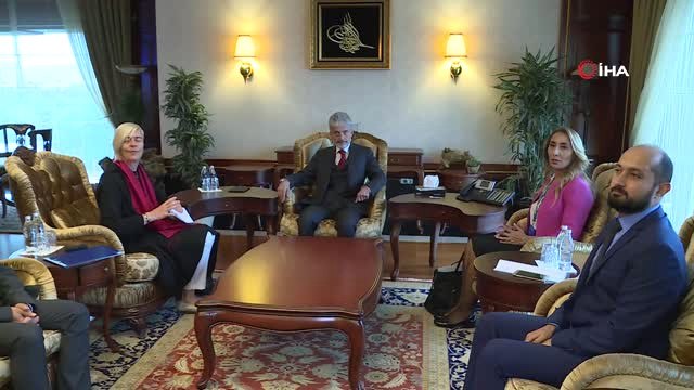 Birleşmiş Milletler Mülteciler Yüksek Komiserliği Türkiye Temsilcisi Katharina Lumpp'dan Başkan...