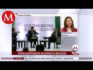 Lorenzo Córdova, destaca participación de jóvenes en las elecciones