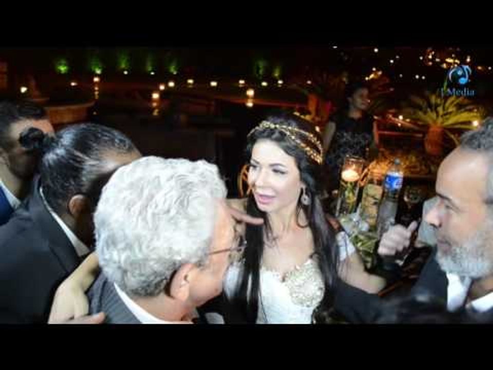 فرح نجلاء بدر |  المخرج داوود عبد السيد وزوجتة في عقد القران