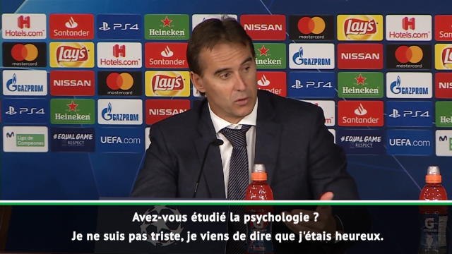 VIRAL: Football : Ligue des Champions: Groupe G - Lopetegui : Je ne souris pas beaucoup